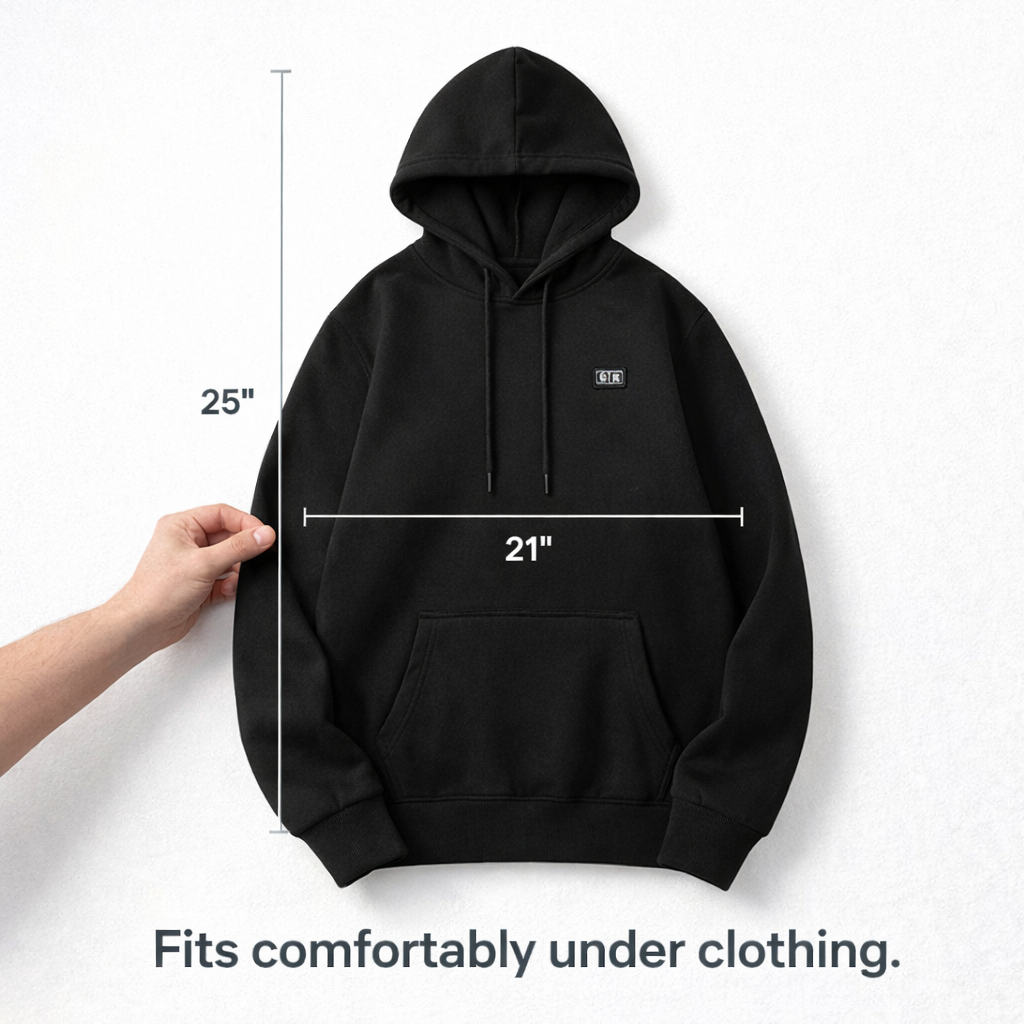 HeatTech™ Heated Hoodie — 3 Heat Levels | USB Powered