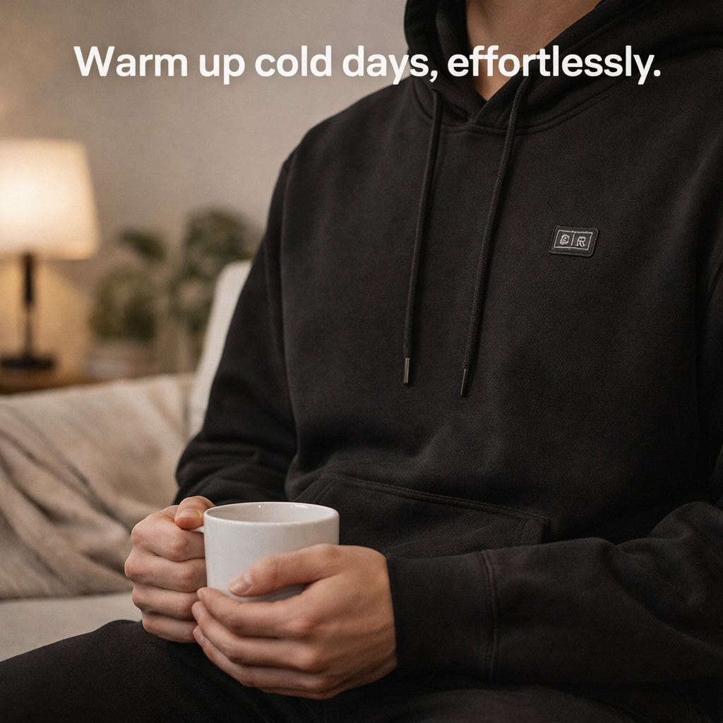 HeatTech™ Heated Hoodie — 3 Heat Levels | USB Powered