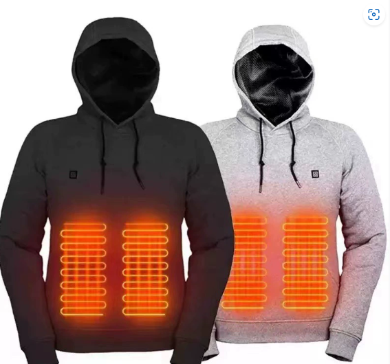 HeatTech™ Heated Hoodie — 3 Heat Levels | USB Powered