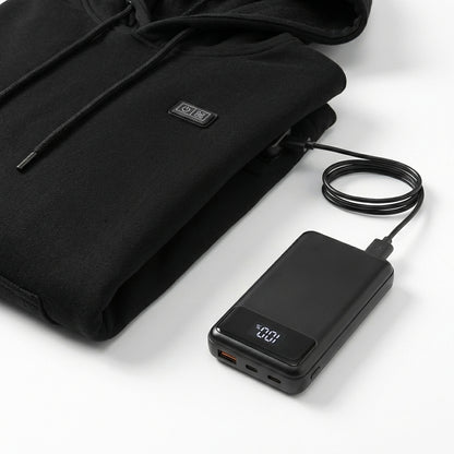 HeatTech™ Heated Hoodie — 3 Heat Levels | USB Powered